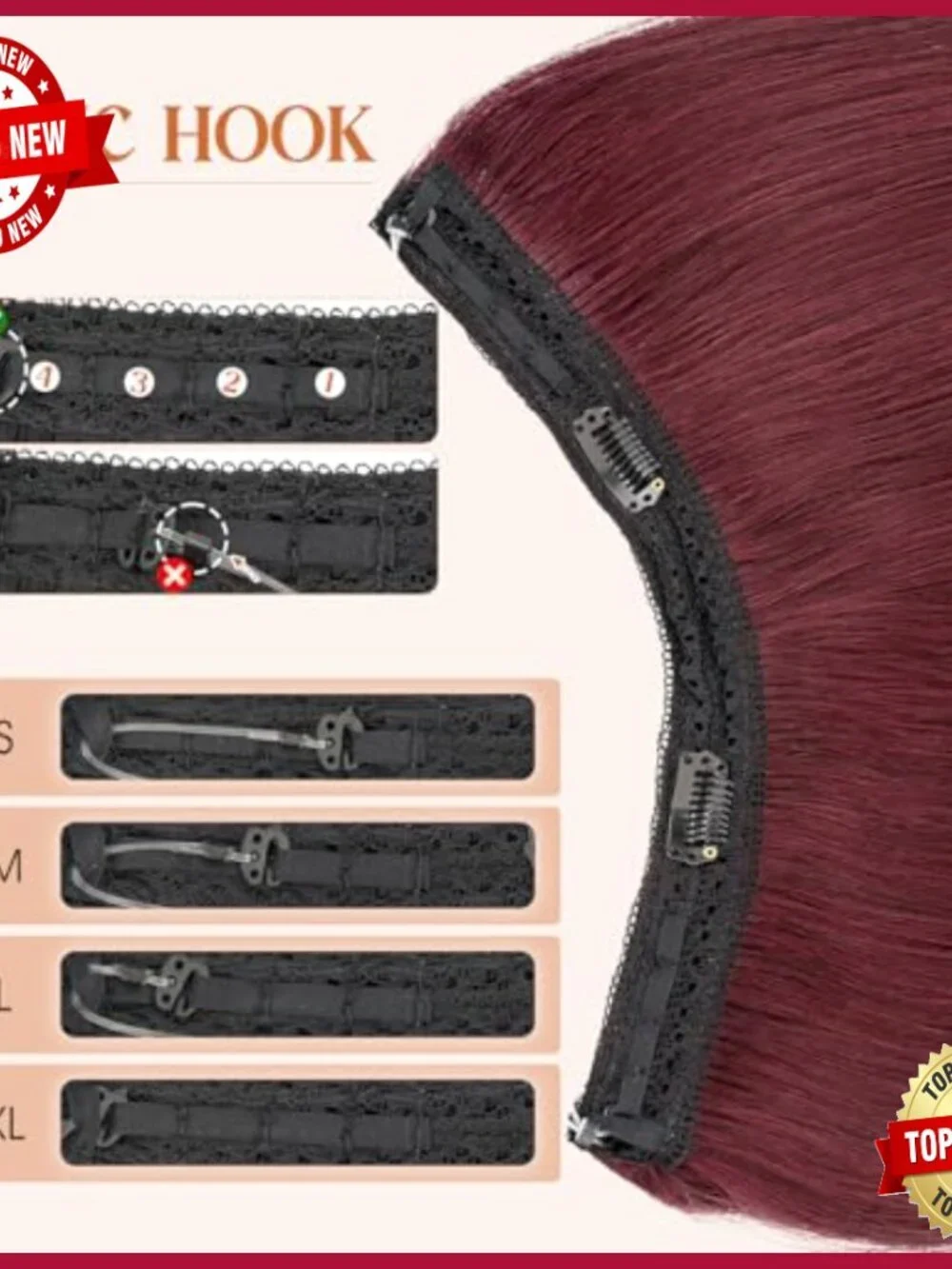16 Inch Human Hair Halo Extensions with Invisible Wire Adjustable Fit